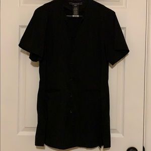 Noel Asmar black smock button front